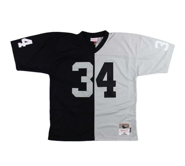 Bo Jackson Signed Los Angeles Raiders Mitchell & Ness Split NFL Jersey - Image 3