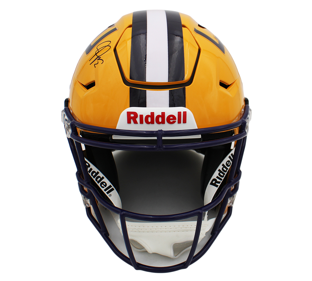 Justin Jefferson Signed LSU Tigers Speed Flex Authentic NCAA Helmet - Image 3