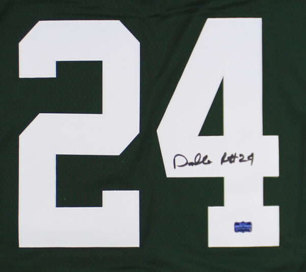 Darrelle Revis Signed New York Jets Mitchell & Ness Green NFL Jersey - Image 2