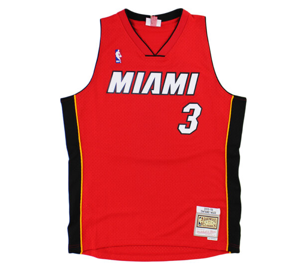 Dwyane Wade Signed Miami Heat Nike Swingman Red NBA Jersey - Image 3