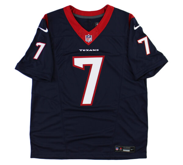 CJ Stroud Signed Houston Texans Nike Limited Navy NFL Jersey - Image 3
