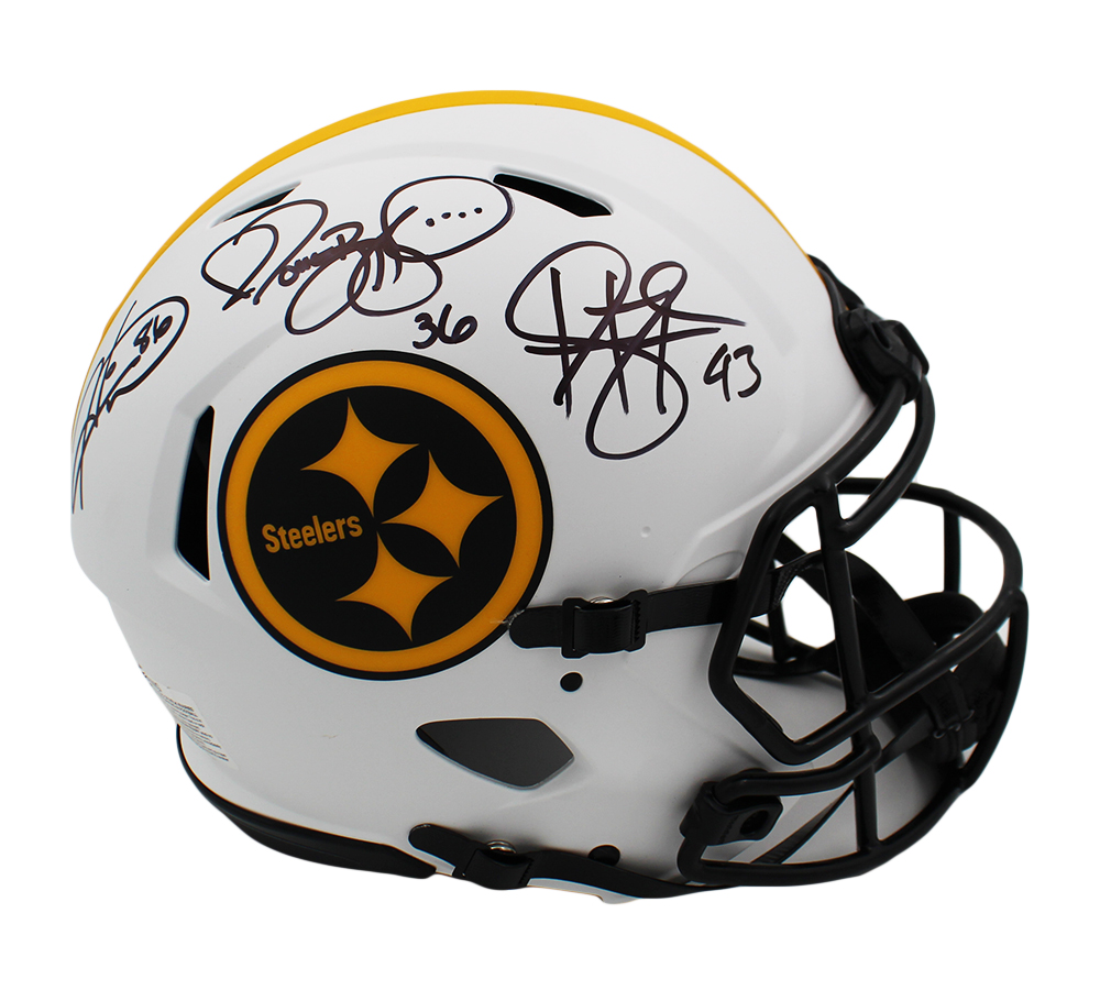 90's & 00's Greats Signed Pittsburgh Steelers Speed Authentic Lunar NFL Helmet Radtke Sports 90's & 00's Greats Signed Pittsburgh Steelers Speed Authentic Lunar NFL Helmet Radtke Sports