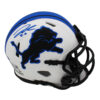 Jahmyr Gibbs Signed Detroit Lions Speed Lunar NFL Mini Helmet