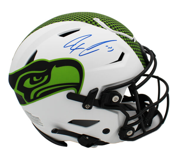 Jaxon Smith-Njigba Signed Seattle Seahawks Speed Flex Authentic Lunar NFL Helmet - Image 2