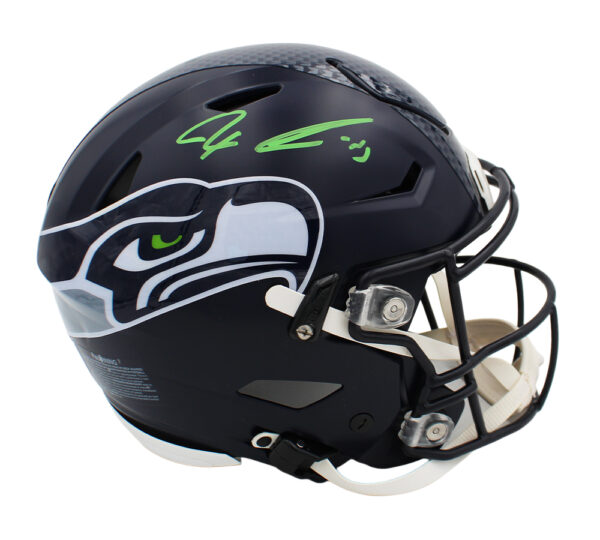 Jaxon Smith-Njigba Signed Seattle Seahawks Speed Flex Authentic NFL Helmet - Image 2