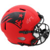 Christian Gonzalez Signed New England Patriots Speed Full Size Rave NFL Helmet