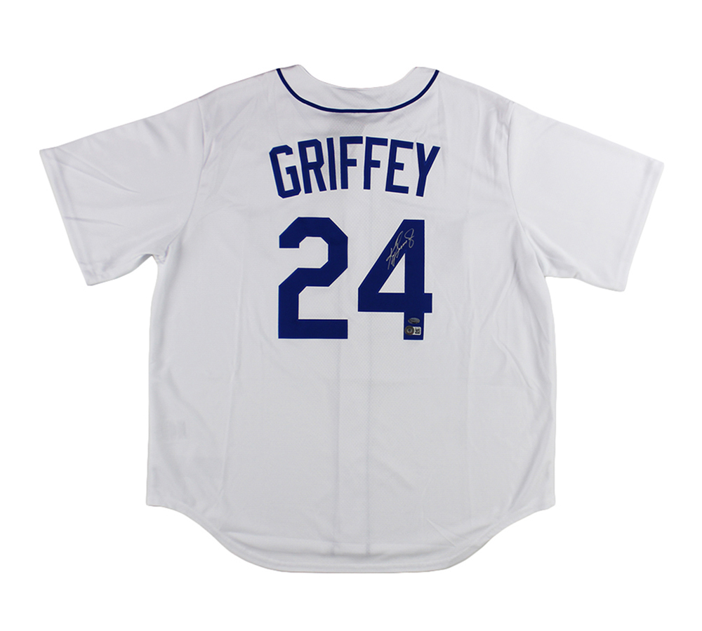 Ken Griffey Jr. Signed Seattle Mariners Nike White MLB Jersey