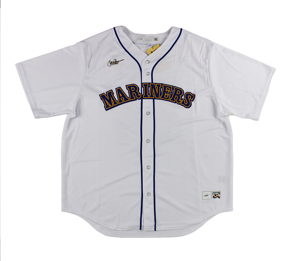 Ken Griffey Jr. Signed Seattle Mariners Nike White MLB Jersey - Image 3