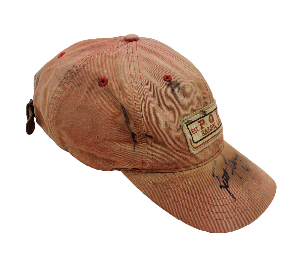 Brett Favre Signed Worn Brown Polo Hat - Image 4