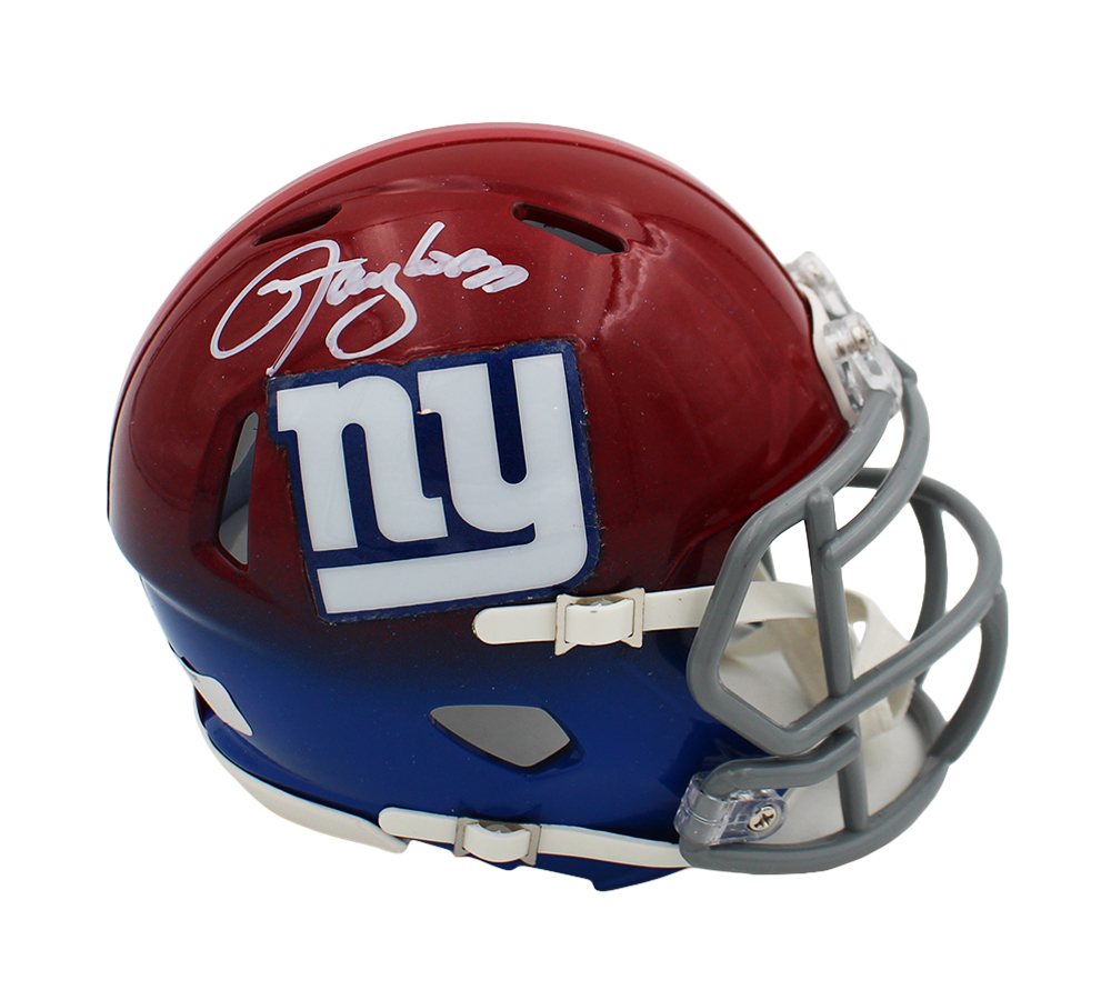 Lawrence Taylor New York Giants Custom Football Jersey - Sewn Numbers, Blue/White, S-3XL