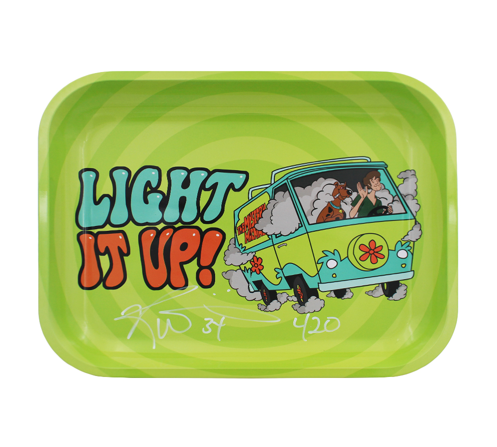 Ricky Williams Signed Scooby Doo Rolling Tray with “420” Inscription