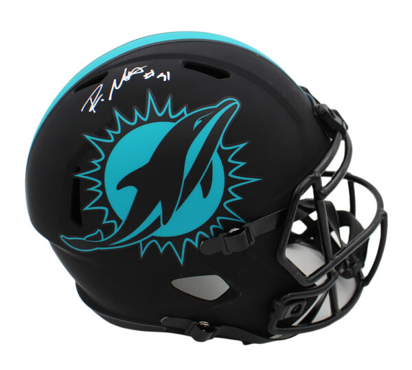 Raheem Mostert Signed Miami Dolphins Speed Full Size Eclipse NFL Helmet
