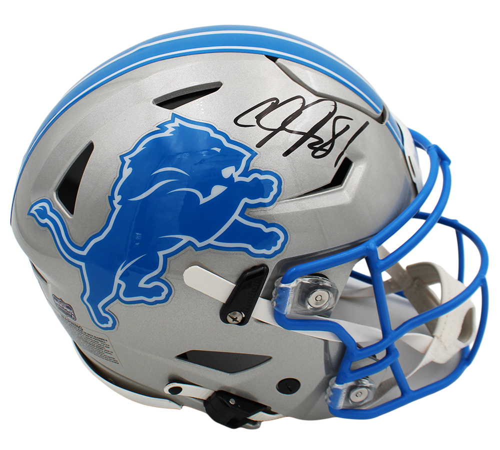 Calvin Johnson Signed Detroit Lions Speed Flex Authentic NFL Helmet - Image 2