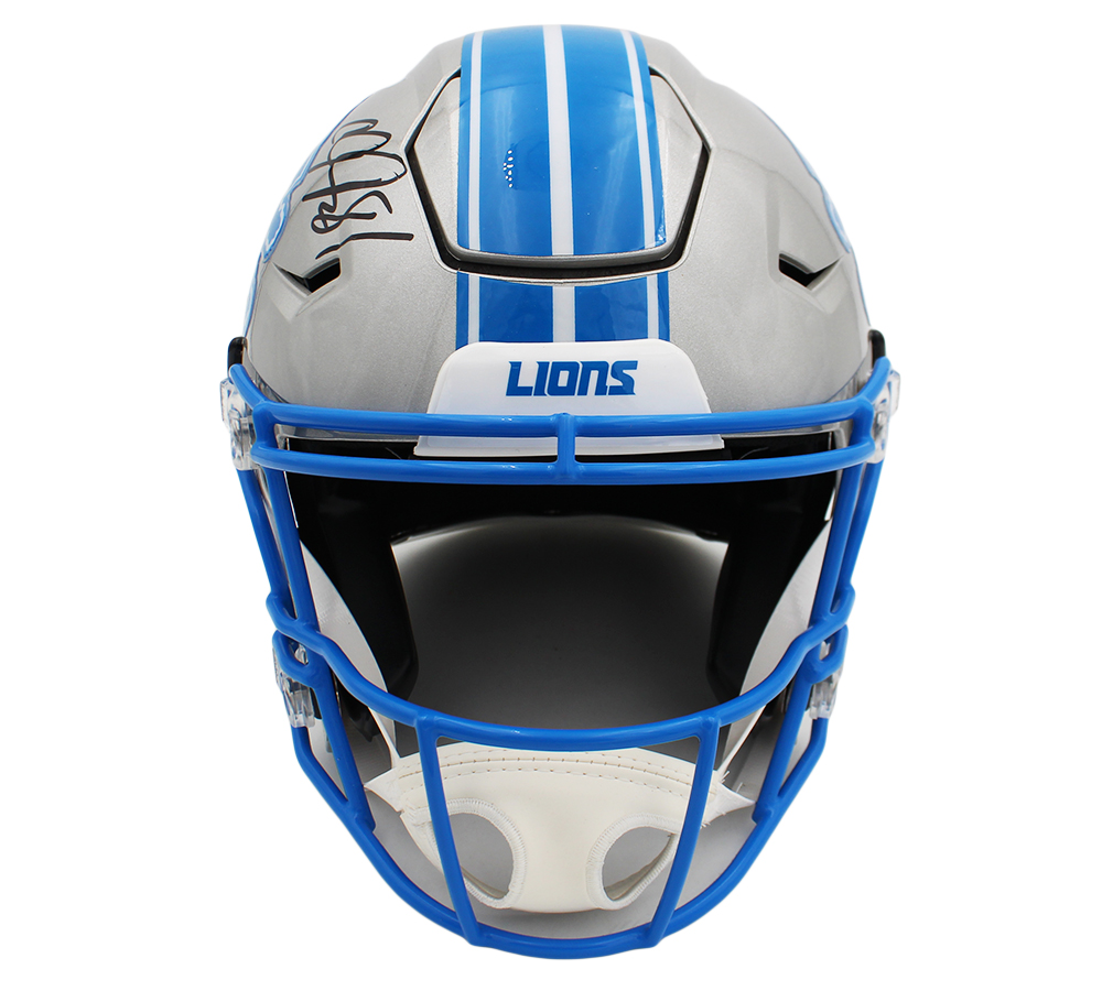 Calvin Johnson Signed Detroit Lions Speed Flex Authentic NFL Helmet - Image 3