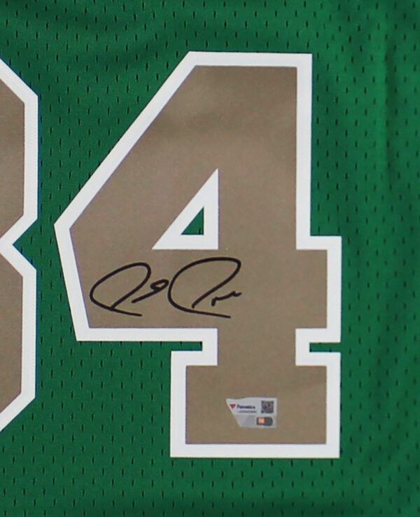 Paul Pierce Signed Boston Celtics Mitchell & Ness Hardwood Swingman Kelly Green Jersey - Image 2