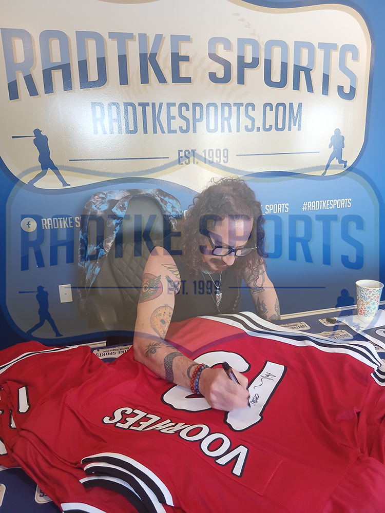 Ari Lehman Signed Friday the 13th Custom Red Jersey with "Jason 1 & Crystal Lake Killer" Inscription - Image 4