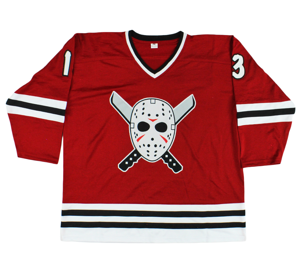 Ari Lehman Signed Friday the 13th Custom Red Jersey with "Jason 1 & Crystal Lake Killer" Inscription - Image 3
