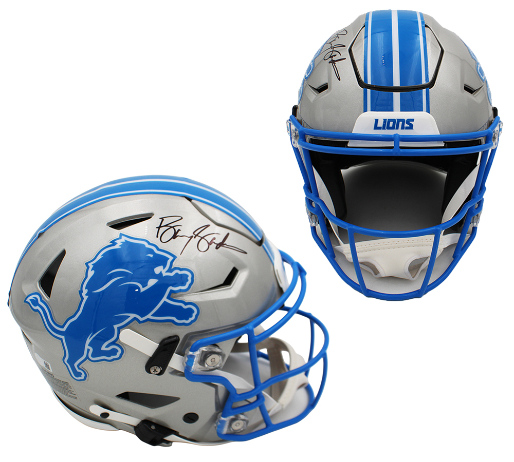 Barry Sanders Signed Detroit Lions Speed Flex Authentic NFL Helmet
