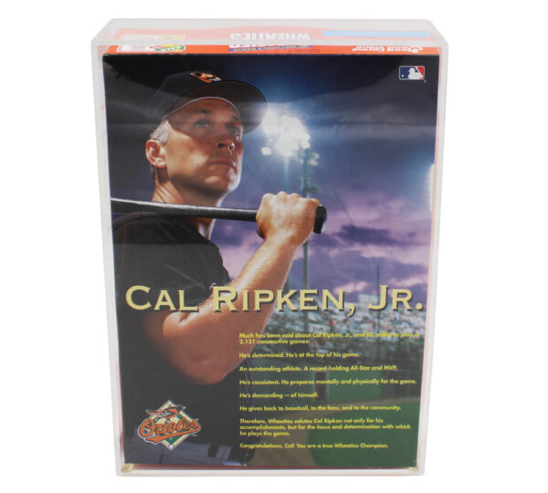 Cal Ripken Jr. Signed Baltimore Orioles Wheaties Cereal Box - Image 4