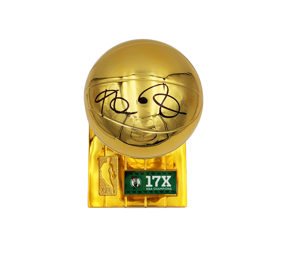 Kevin Garnett Signed Minnesota Timberwolves 12inch 17x NBA Champions Larry O'Brien Trophy - Image 2