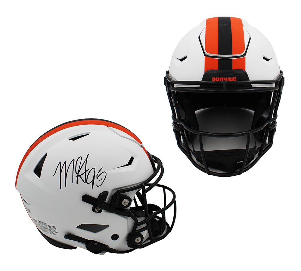 Myles Garrett Signed Cleveland Browns Speed Flex Authentic Lunar