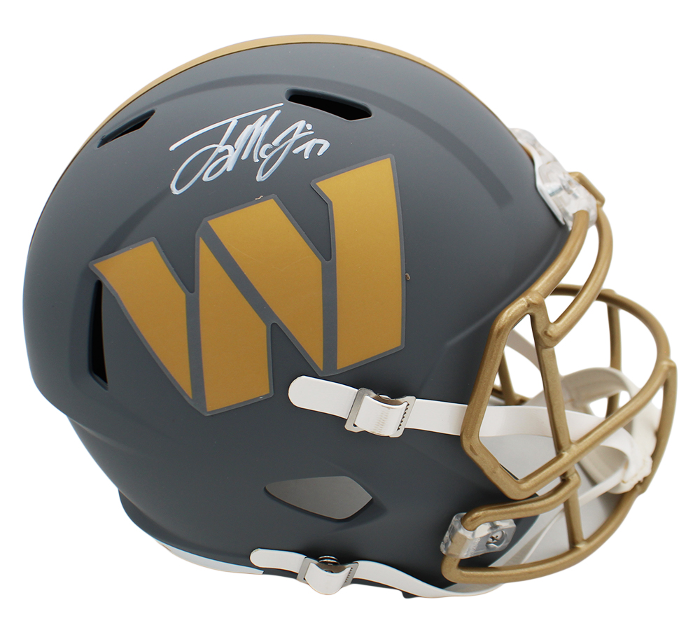 Terry McLaurin Signed Washington Commanders Speed Full Size Slate NFL Helmet