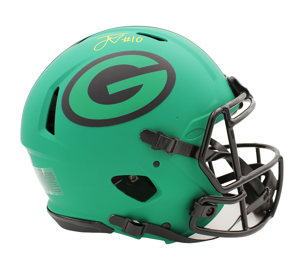 Jordan Love Signed Green Bay Packers Speed Authentic Rave NFL Helmet ...