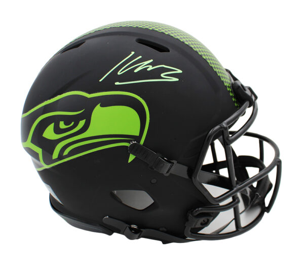 Kenneth Walker III Signed Seattle Seahawks Speed Authentic Eclipse NFL Helmet