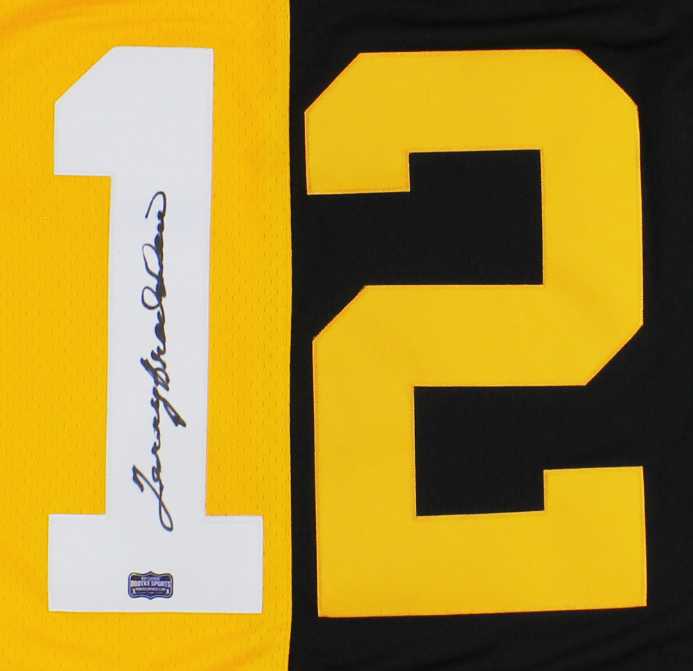 Terry Bradshaw Signed Pittsburgh Steelers Mitchell & Ness Split NFL Jersey - Image 2