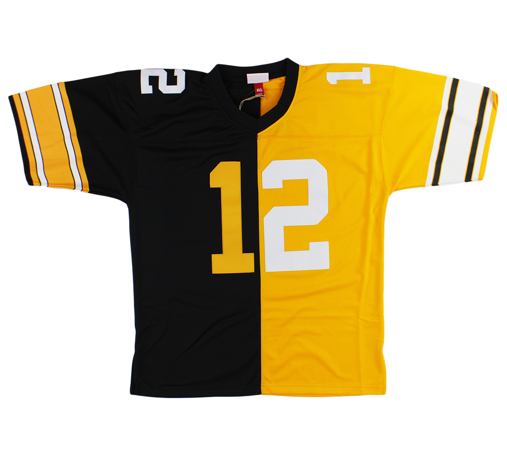 Terry Bradshaw Signed Pittsburgh Steelers Mitchell & Ness Split NFL Jersey - Image 3