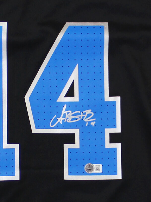 Amon-Ra St. Brown Signed Detroit Lions Nike Black NFL Jersey - Image 2