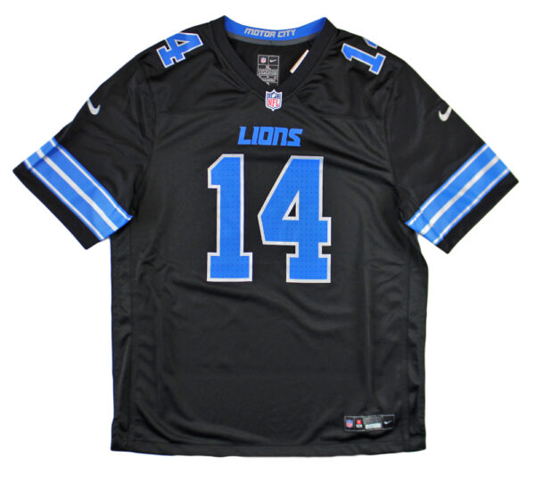 Amon-Ra St. Brown Signed Detroit Lions Nike Black NFL Jersey - Image 3