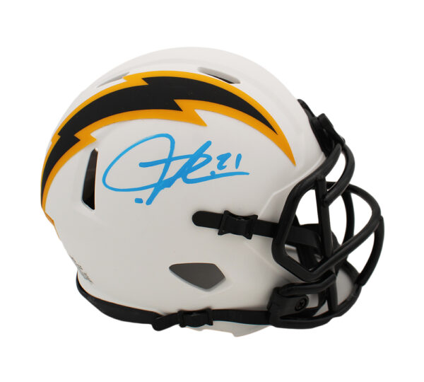 LaDainian Tomlinson Signed Los Angeles Chargers Speed Lunar NFL Mini Helmet