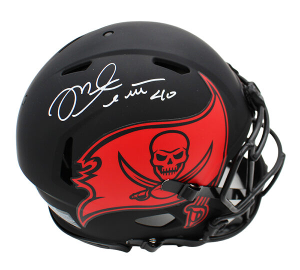 Mike Alstott Signed Tampa Bay Buccaneers Speed Authentic Eclipse NFL Helmet