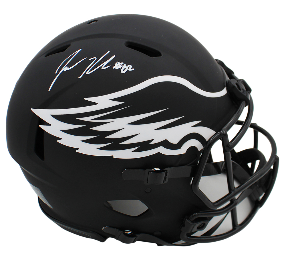 Jason Kelce Signed Philadelphia Eagles Speed Authentic Eclipse NFL Helmet