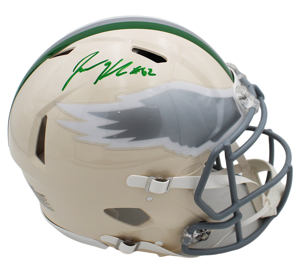 Jason Kelce Signed Philadelphia Eagles Speed Authentic Retro NFL Helmet