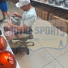Rob Gronkowski Signed New England Patriots Speed Full Size Salute To Service NFL Helmet - Image 3