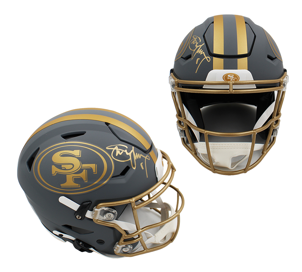 Steve Young Signed San Francisco 49ers Speed Flex Authentic Slate NFL Helmet   Radtke Sports