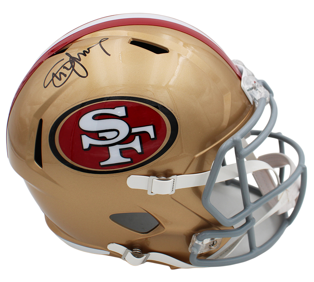 Steve Young Signed San Francisco 49ers Speed Full Size NFL Helmet - Image 2