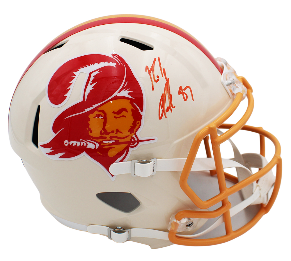 Rob Gronkowski Signed Tampa Bay Buccaneers Speed Full Size Retro NFL Helmet