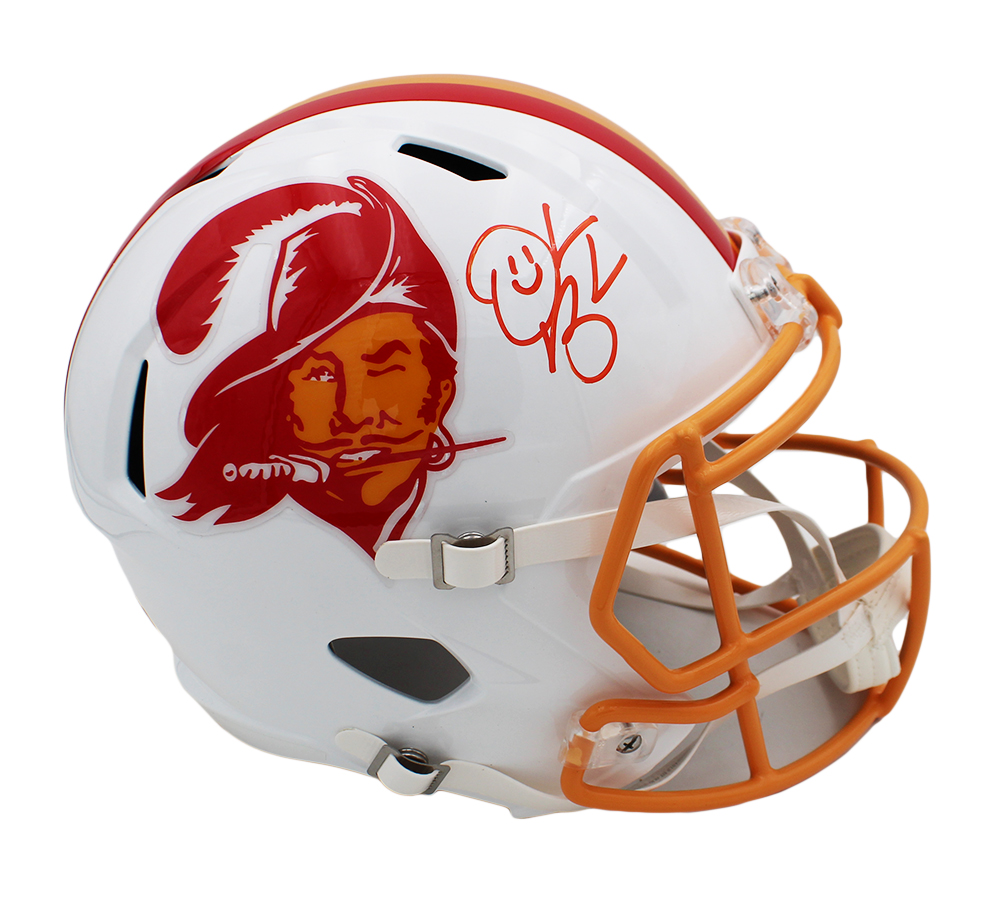 Derrick Brooks Signed Tampa Bay Buccaneers Speed Full Size Throwback Creamsicle NFL Helmet