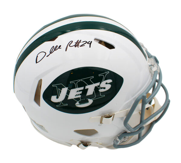 Darrelle Revis Signed New York Jets Speed Authentic Throwback 1965-1977 NFL Helmet