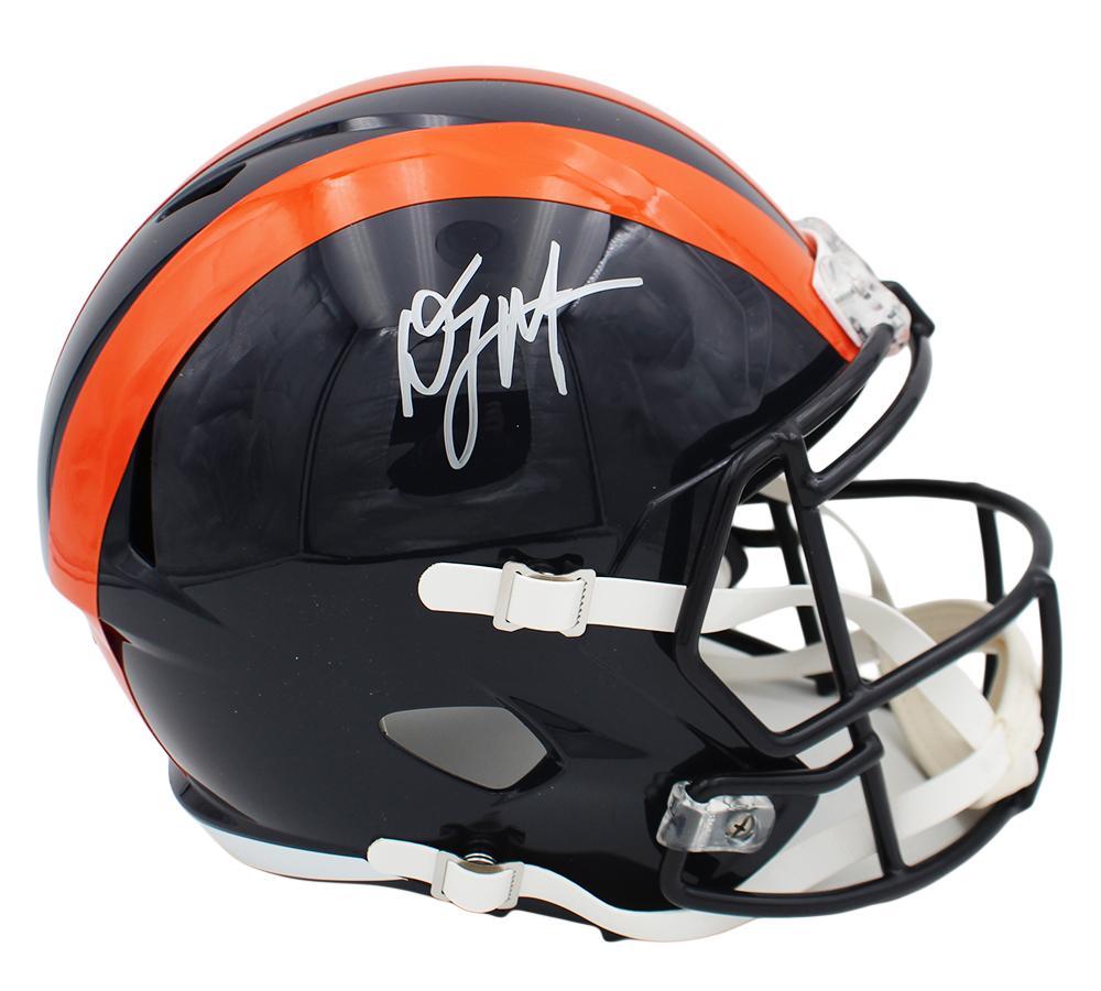 DJ Moore Signed Chicago Bears Speed Full Size Tribute NFL Helmet