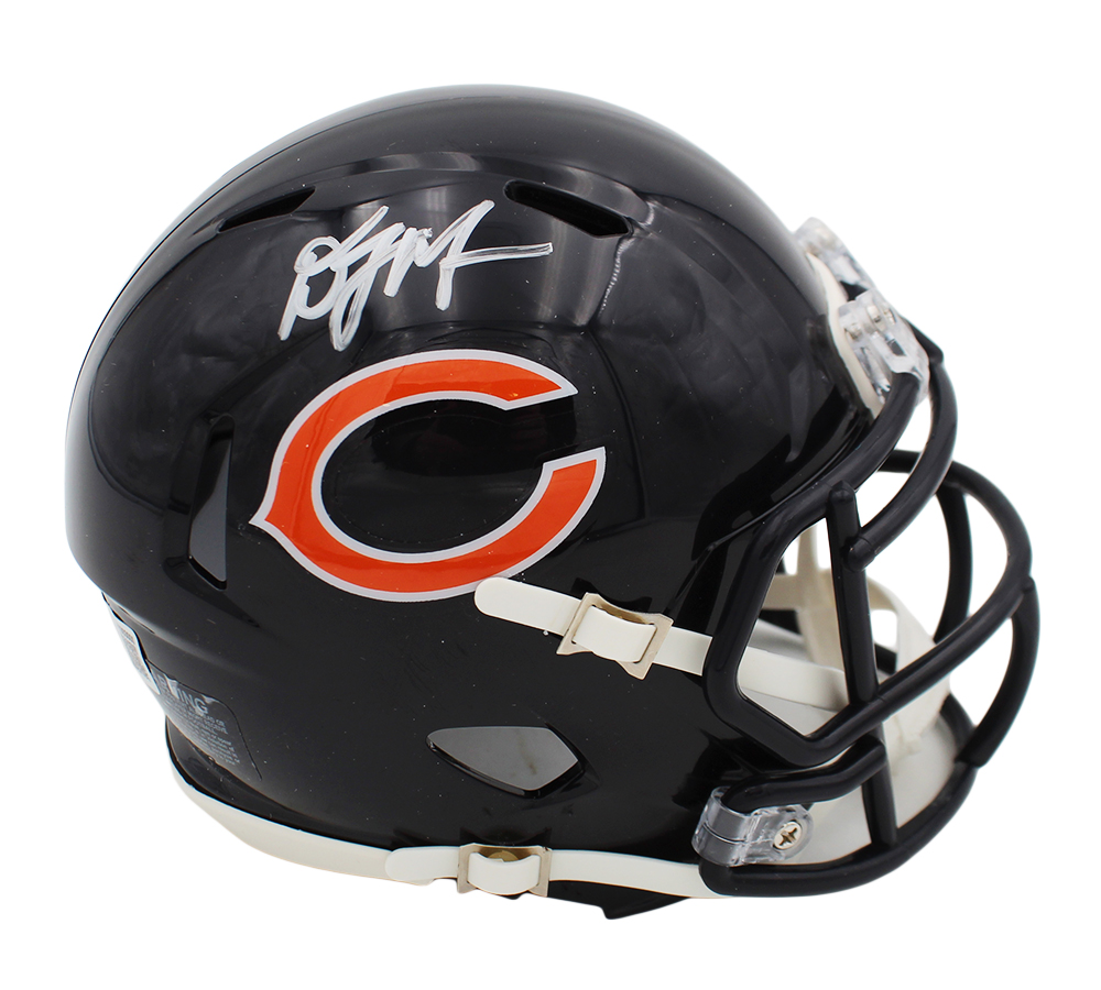DJ Moore Signed Chicago Bears Speed NFL Mini Helmet