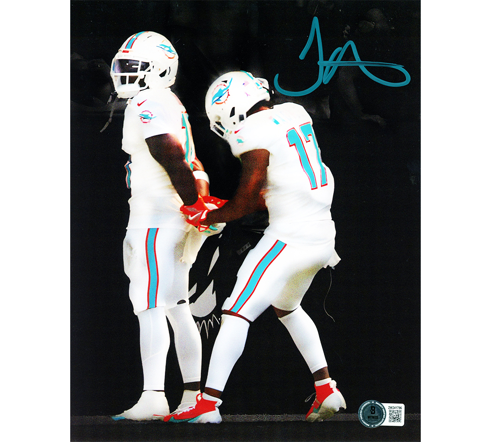 Tyreek Hill Signed Miami Dolphins Unframed 8x10 Handcuffs Photo