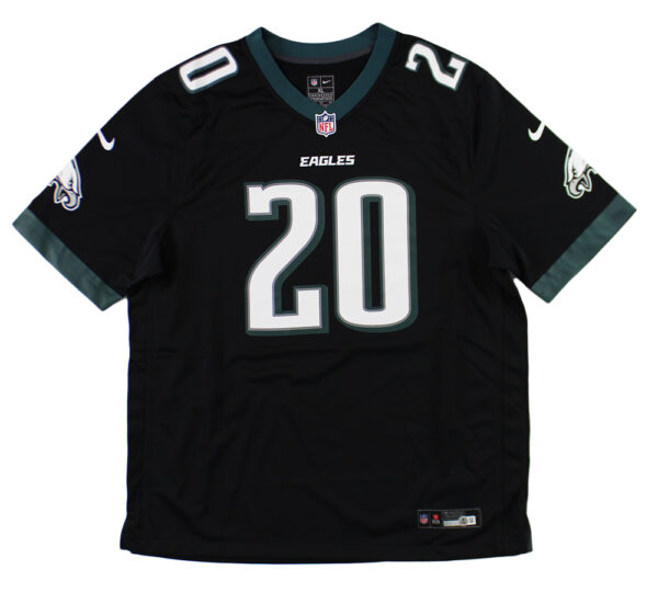 Brian Dawkins Signed Philadelphia Eagles Nike Alternate Black Game Jersey - Image 3