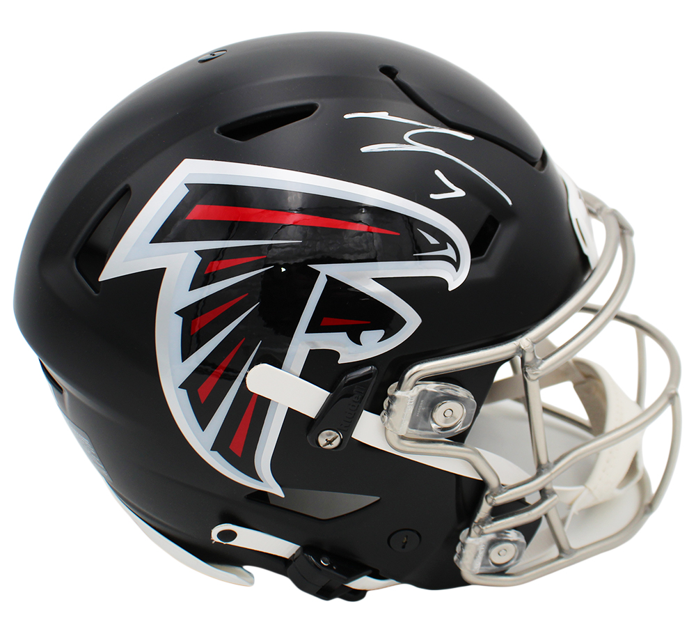 Bijan Robinson Signed Atlanta Falcons Speed Flex Authentic NFL Helmet - Image 2