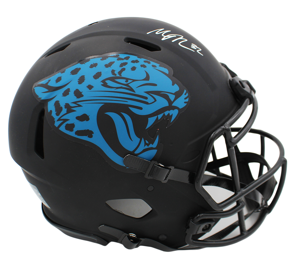 Maurice Jones-Drew Signed Jacksonville Jaguars Speed Authentic Eclipse NFL Helmet - Image 2