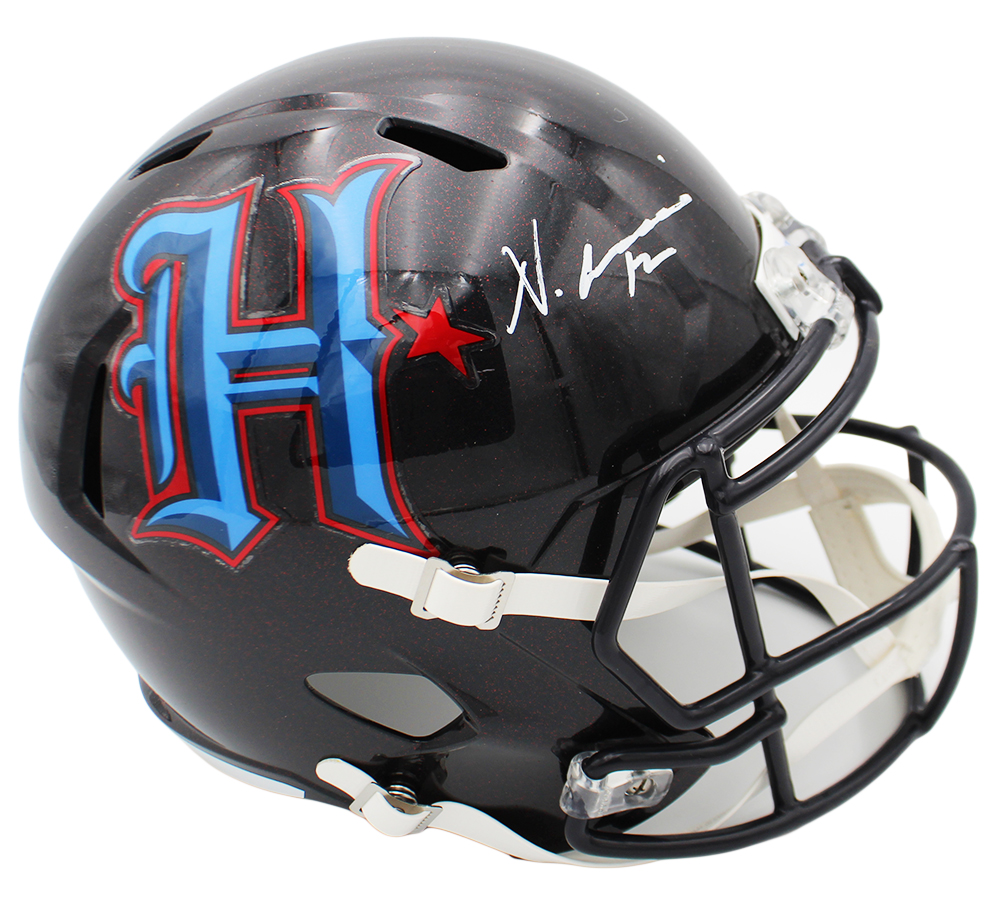 Nico Collins Signed Houston Texans Speed Full Size H-Town NFL Helmet