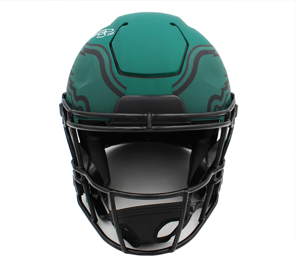 AJ Brown Signed Philadelphia Eagles Speed Flex Authentic Rave NFL Helmet - Image 3